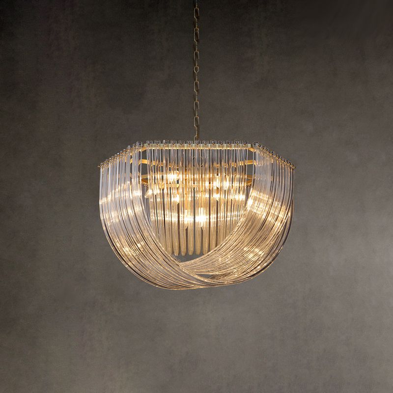 Moderne stijl kroonluchter kom vorm moderne stijl glas hanglicht voor slaapkamer