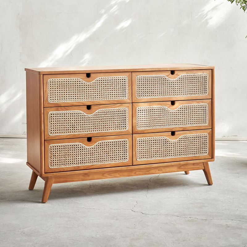 Traditional Dresser Wooden Storage Chest Dresser with Drawers