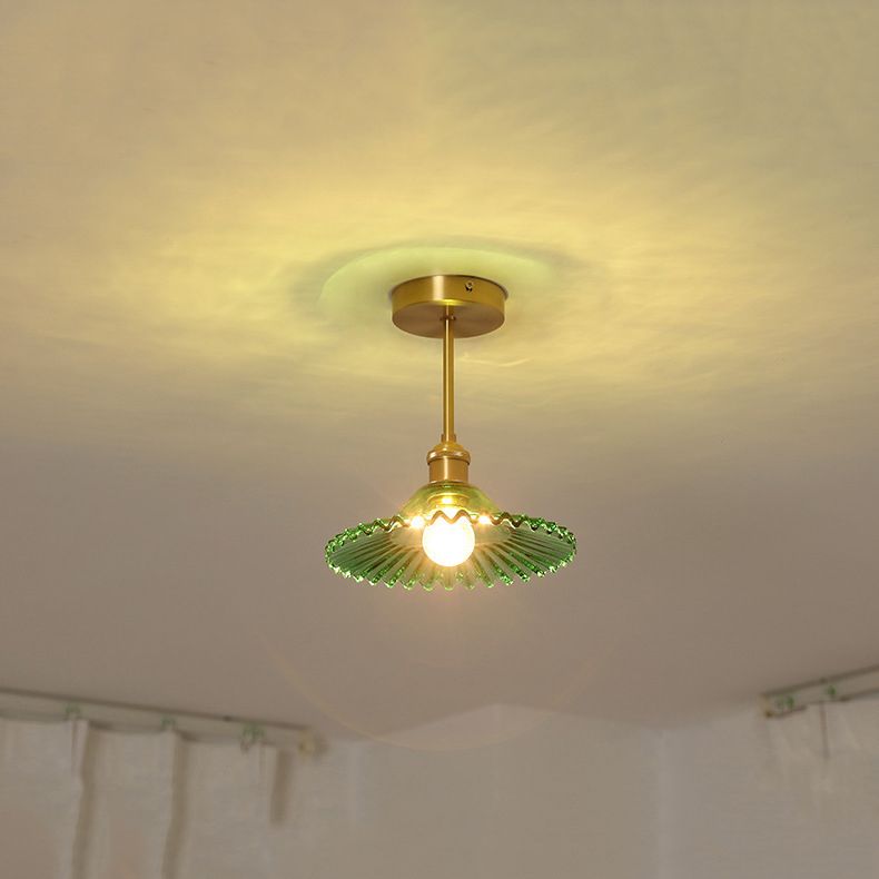 Creative Ceiling Light Modern Glass Flush Mount Light for Living Room