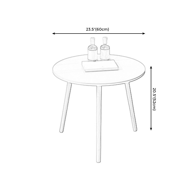 Traditional Style Cocktail Table Artificial Wood White/yellow/natural Color Coffee Table