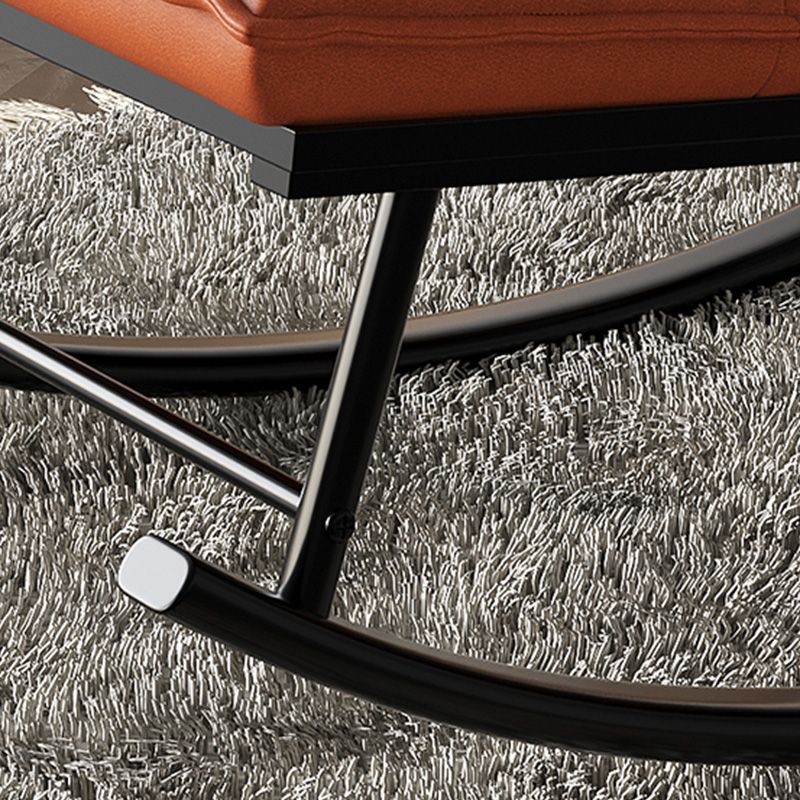 Faux Leather Chair 26.7" L x 37.4" W x 37.4" H Arms Included Chair for Bedroom