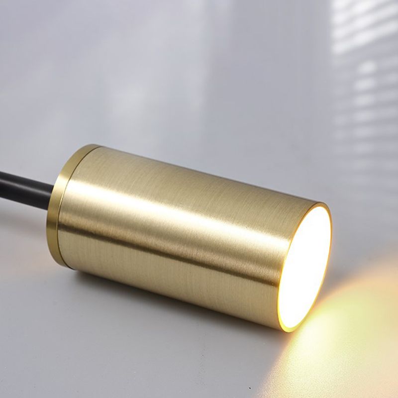 Contemporary Cylinder Island Lights Metal Island Pendant Fixture for Kitchen