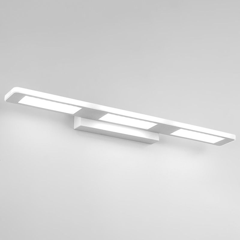 Éclairage d'éclairage mural géométrique en acrylique minimalisme Moup de montage LED Moup de montage en blanc