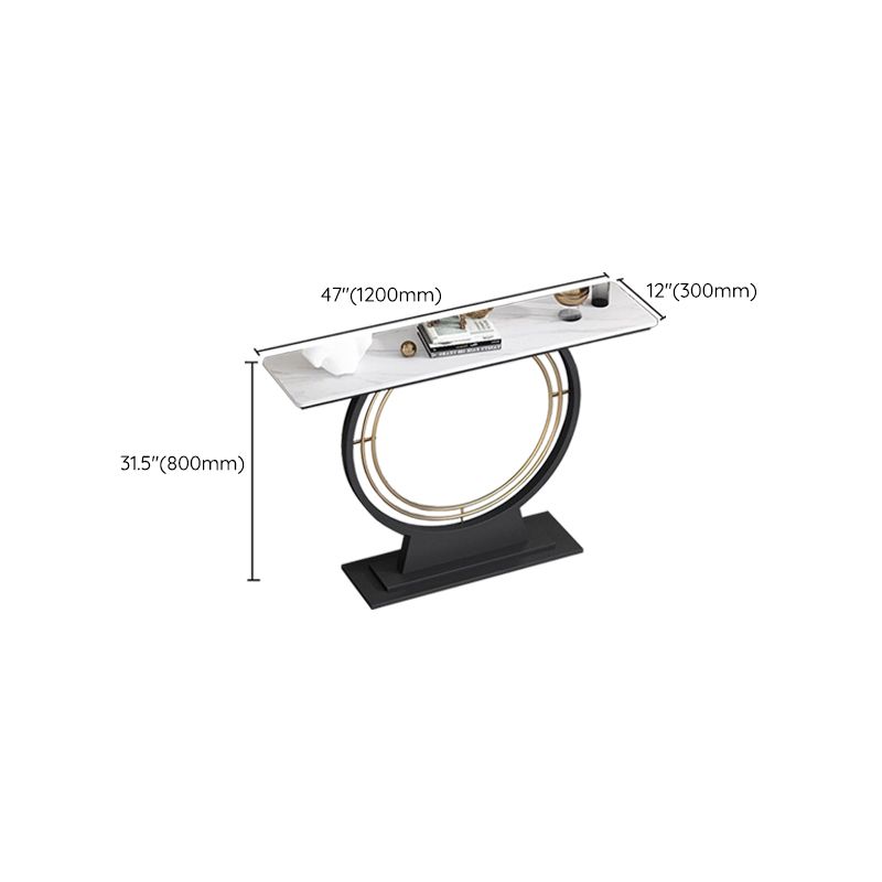 Rectangle Modern Console Accent Table Antique Finish Console Sofa Table