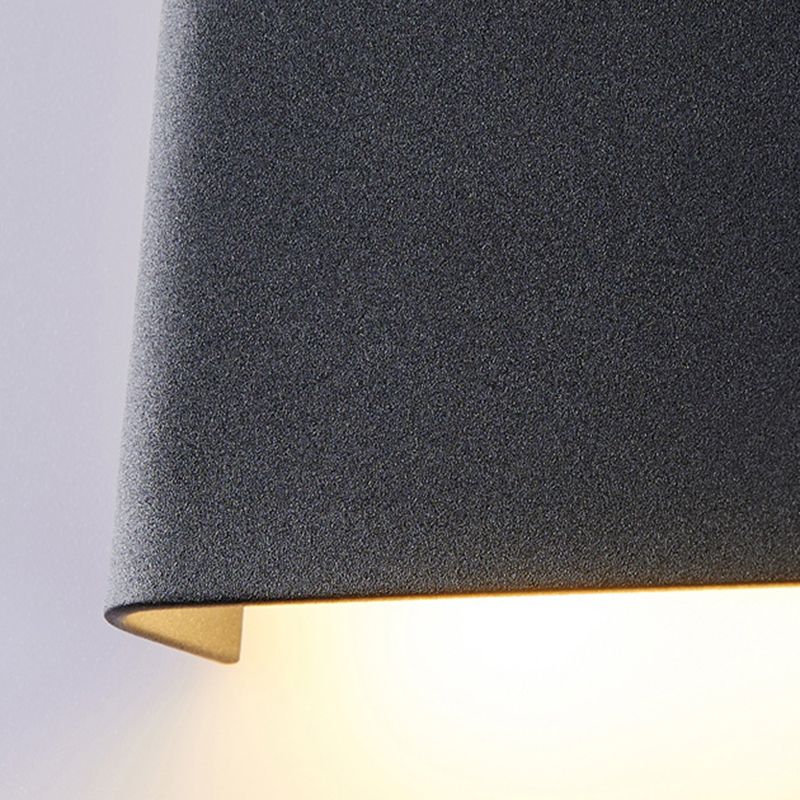 Metal Square Wall Lighting Modern 1 Light Wall Mounted Light Fixture