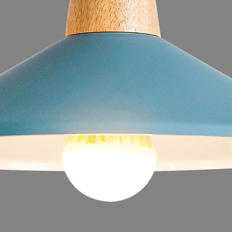 1 pendentif léger suspendu de style macaron moderne Éclairage suspendu pour le salon