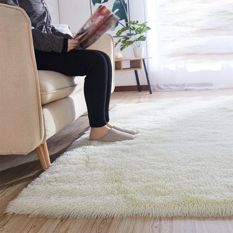 Coffee Gradual Change Rug Polyester Modern Rug Stain Resistant Rug for Drawing Room