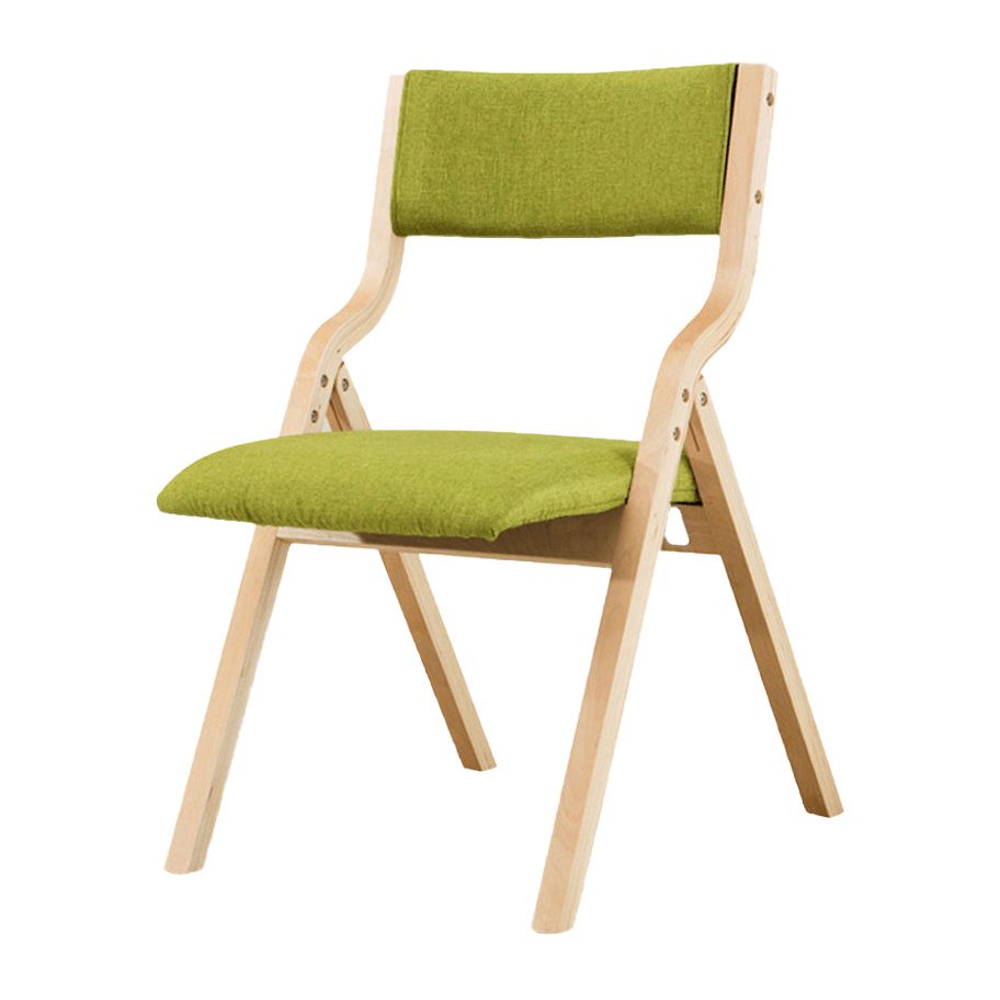 Chaise d'appoint à la maison contemporaine rembourrée, chaise de salle à manger ouverte au fini mat