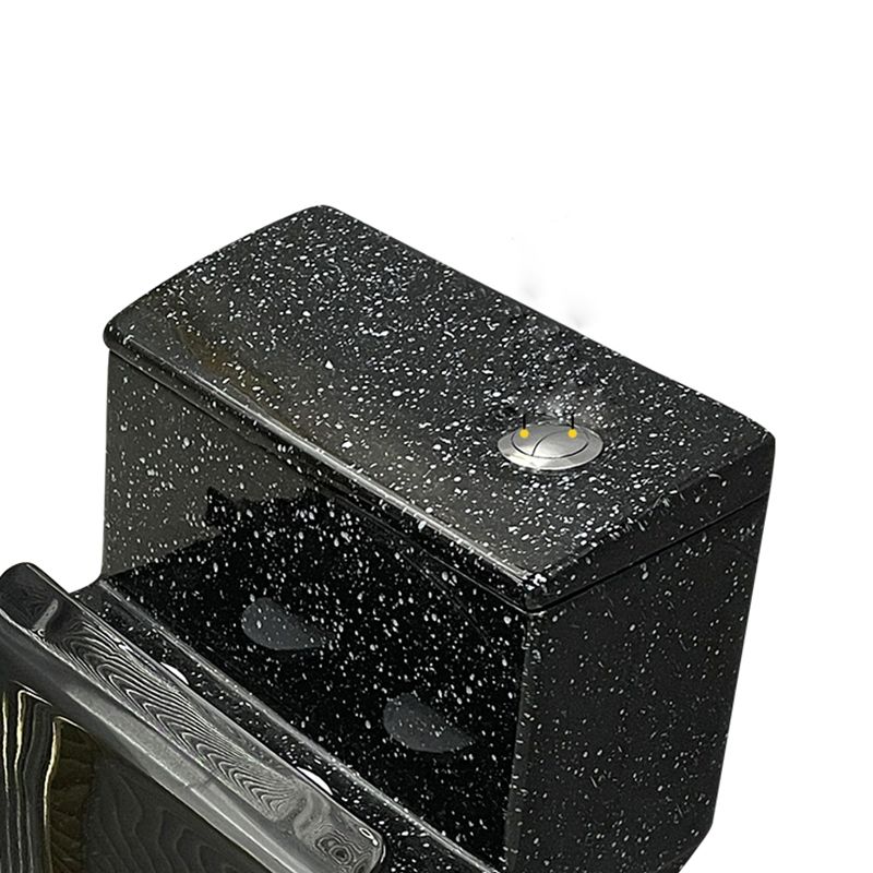 Traditional Flush Toilet Floor Mounted Siphon Jet Toilet Porcelain Bowl