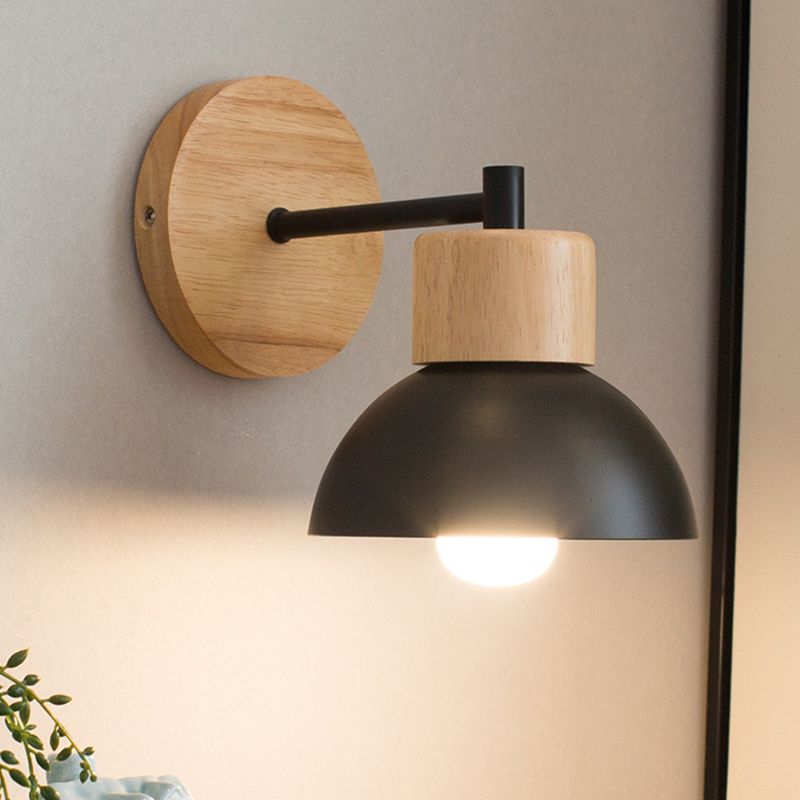 Modern Bowl Shape Wall Sconce Lights 1 Light Wall Light for Living Room