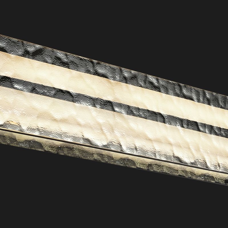Nordic Style Hanging Lamp Rectangle Shape Island Light Fixture for Bedroom