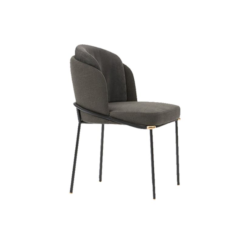 Glam Style Parsons Side Chair Indoor Dining Chair for Home Use