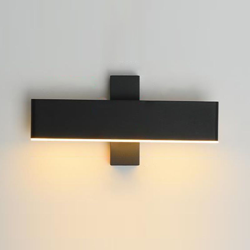 Single White/Black Modern Wall Mounted Sconce LED Wall Light for Bedroom