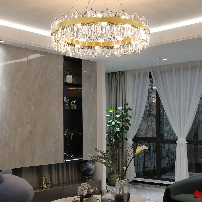 Modern Chandeliers For Foyer Circular Chandelier Pendant Lighting Fixtures