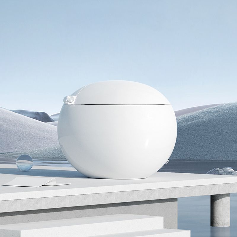 Modern Cotton White Floor Mounted Urine Toilet Siphon Jet Toilet Bowl with Toilet Seat