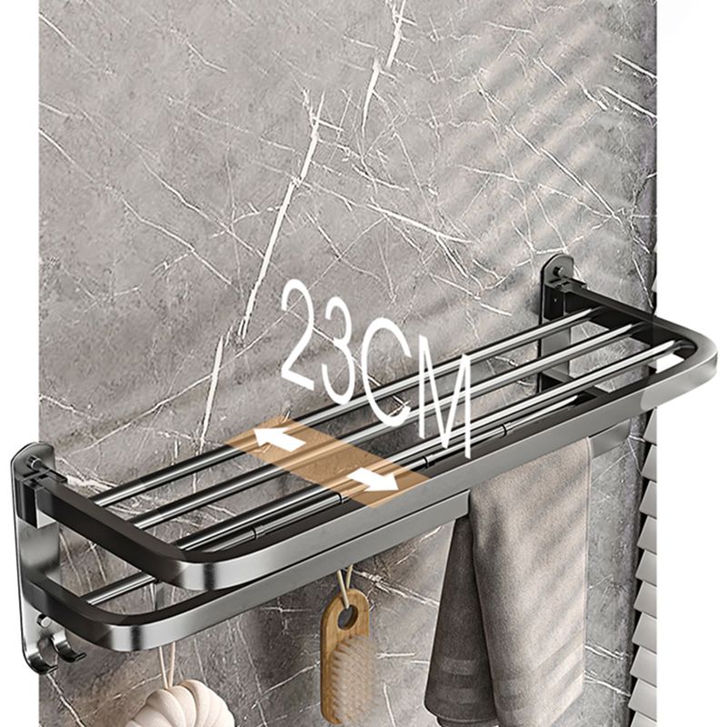 Modern Grey Bathroom Accessory Set Bath Shelf Bath Hardware Set