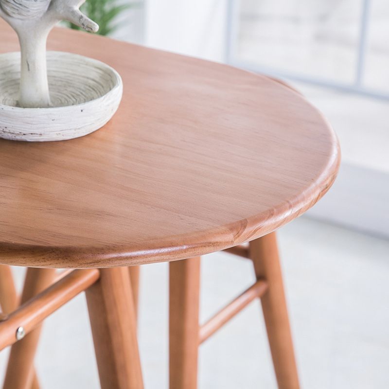 Glam 1/3 Pieces Bar Table Set Rectangle Wooden Counter Table for Home Use