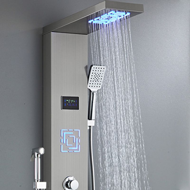 Shower Shower Set Digital Display Temperature Control Shower Wall Mounted