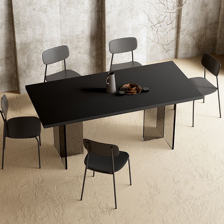 Modern 1/3/4/5 Pieces Dining Set Rectangle Acrylic Dining Table Furniture for Dining Room