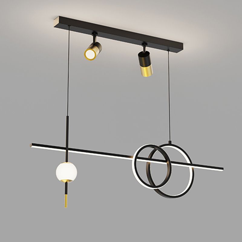 Nuova lampada a sospensione in metallo a LED LINEAD LED LED LAD per sala da pranzo