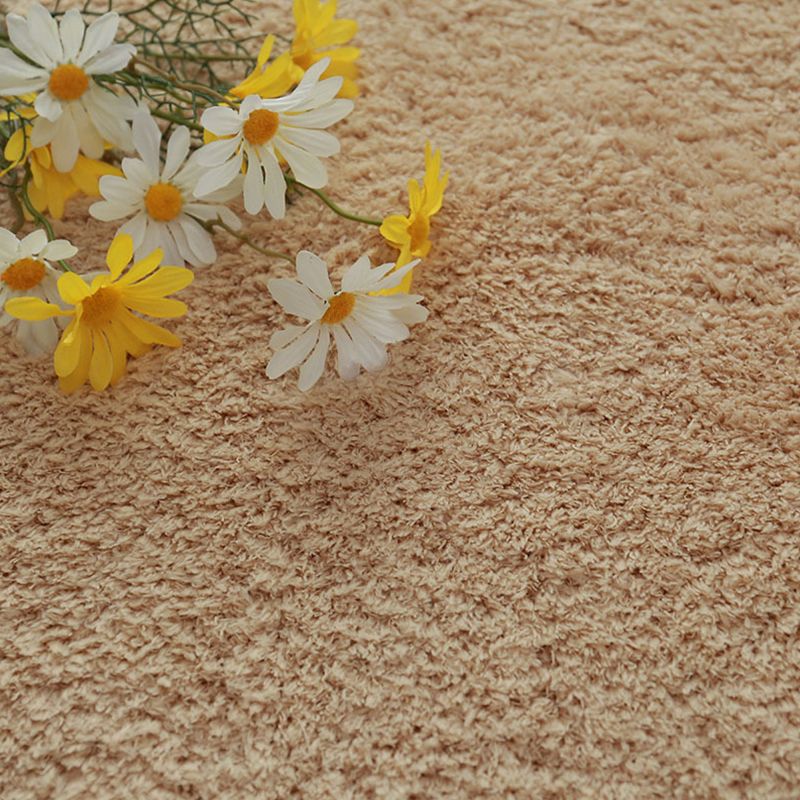 Alfombra de color sólido de moda Multi color Polyster alfombra de interior de la alfombra sin deslizamiento de la alfombra del área del área de las mascotas para habitación