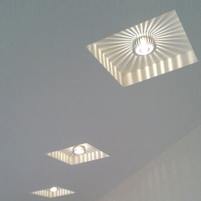 Sunflower Effect RGB Flush Light Fixtures Modern Aluminum LED Flush Ceiling Light