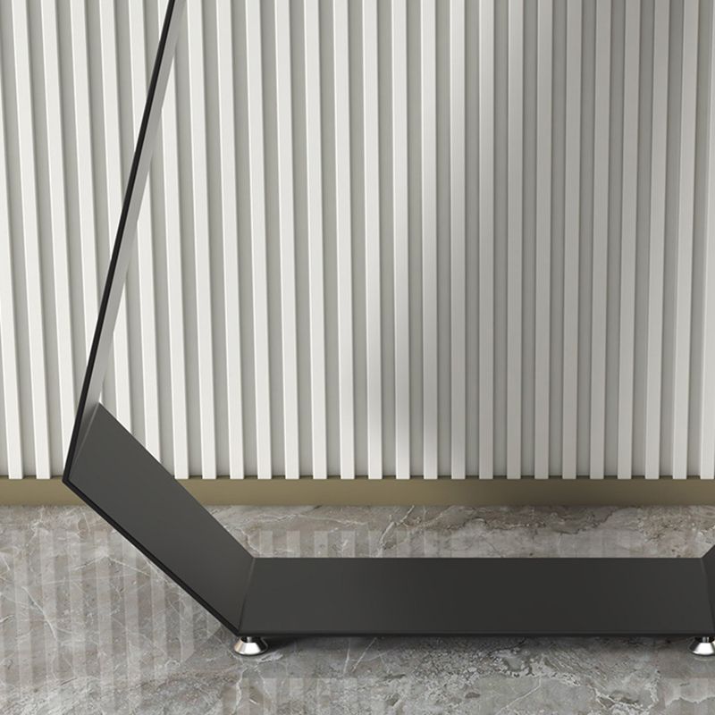 31.5" H Contemporary Console Accent Table Antique Finish Sofa Console Table in Marble