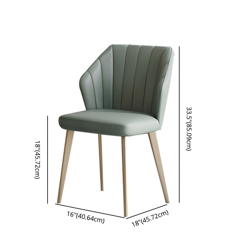 Contemporary Table Dining Set with Sintered Stone Table and Upholstered Chairs