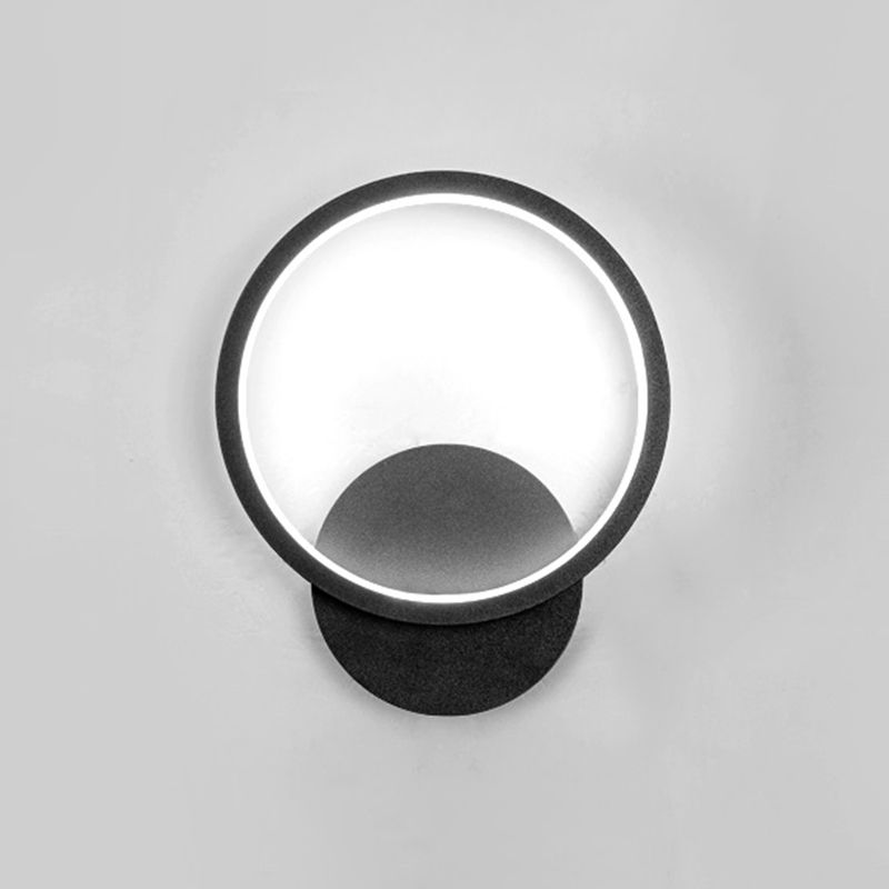 Modern Round Wall Light Simple LED Wall Light Sconce for Bedroom