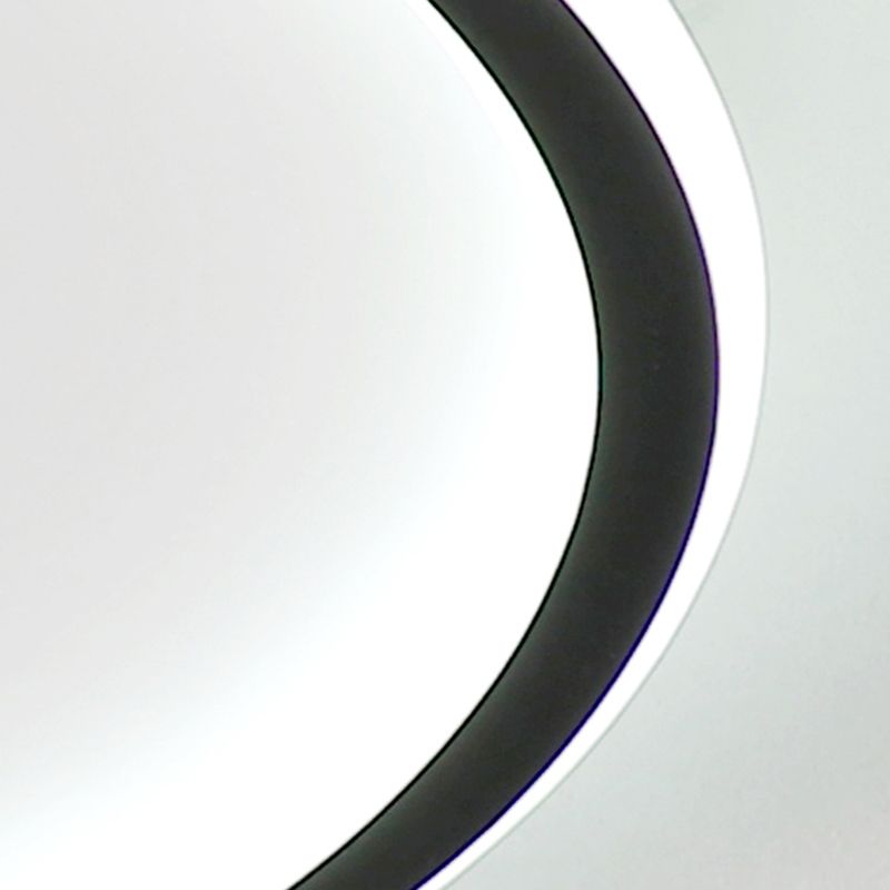 Modern Flush Mounted Ceiling Lights Ring LED Ceiling Mount Lighting with Silicone Shade
