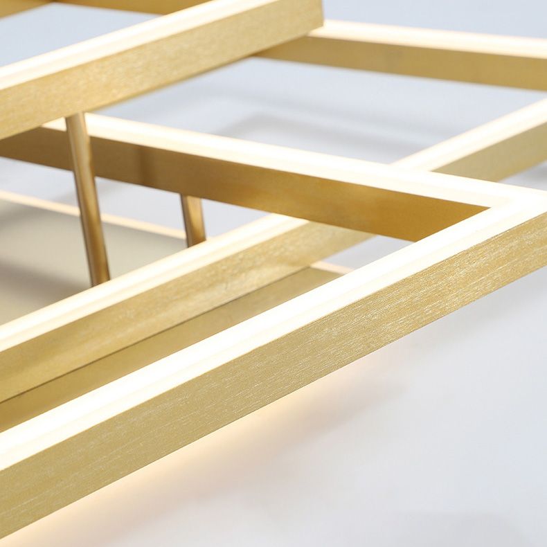 Accesorios modernos de techo de montaje de montura de rubor múltiple para sala de estar