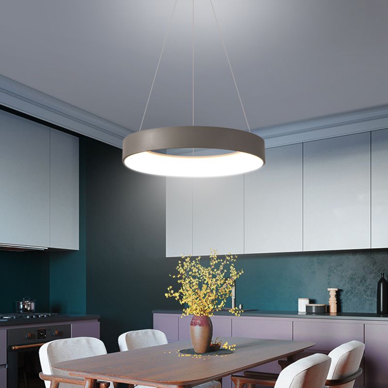 Modern Simple Style LED Pendant Light Living Room Hanging Light Fixture