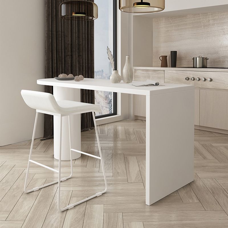 Solid Wood Bar Table Specialty Contemporary Pub Table for Indoor