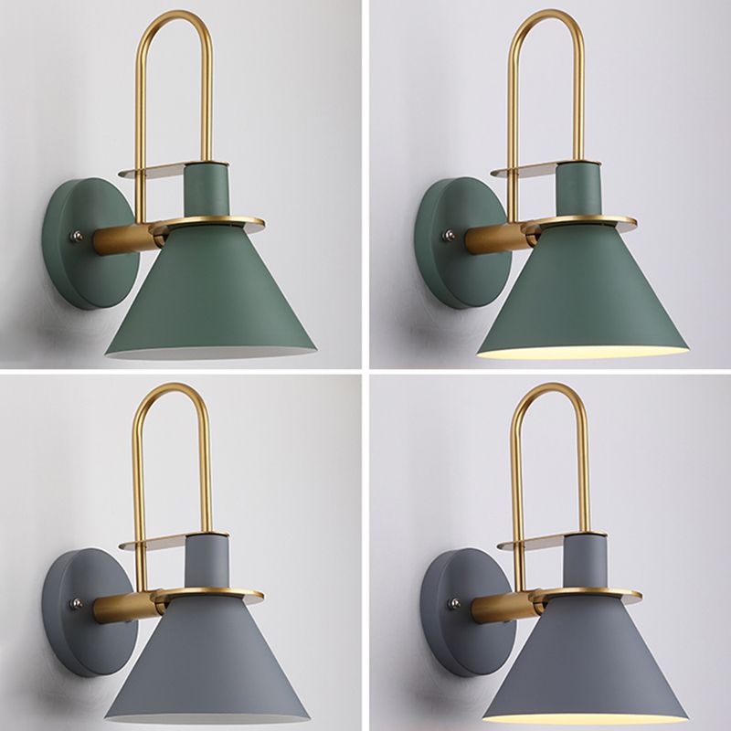Accesorio de iluminación de pared cónica de estilo nordic