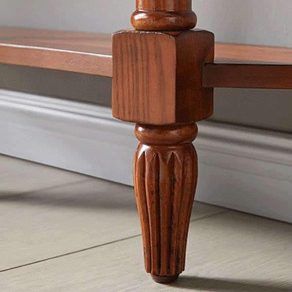 Wooden Console Table Mid Century Modern Accent Table for Hall , 10.5 inch Wide