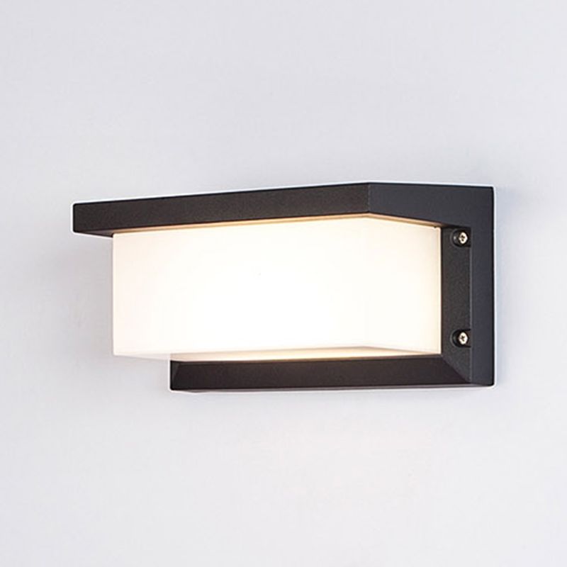 Moderne Aluminiumwandleuchte wasserdichte geometrische LED -Wandwaschmaschine für draußen