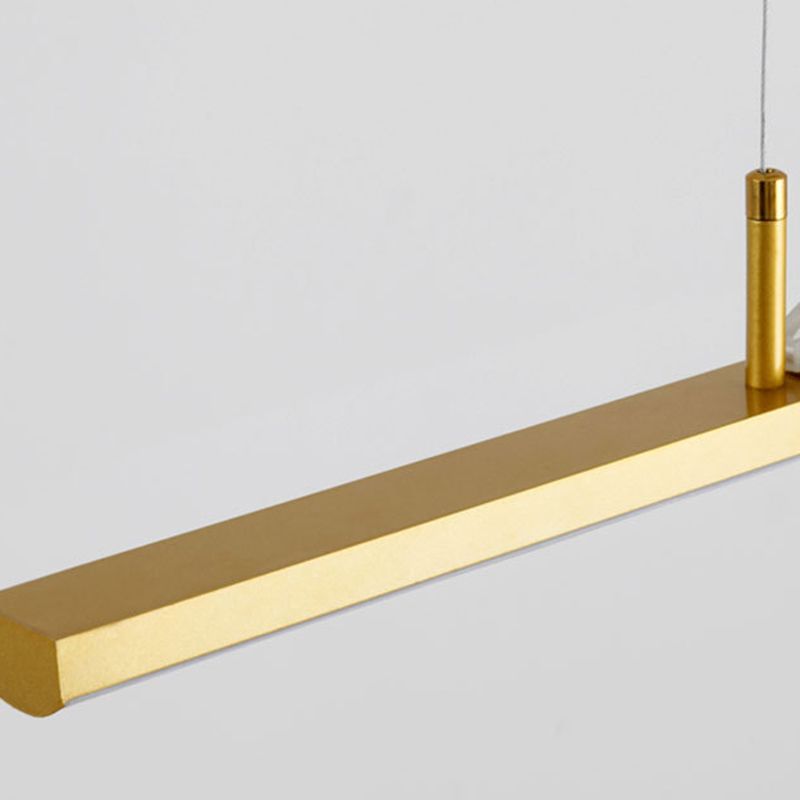 Accesorios de iluminación lineal modernos de aluminio Luz de la isla de la isla Luz