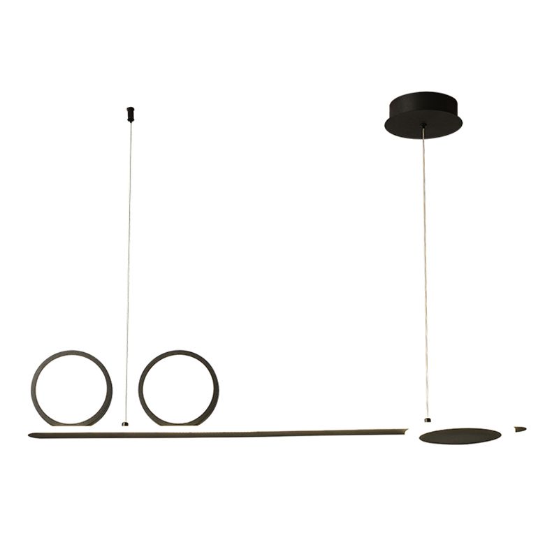 Salle à manger Modern Island LEDLING LINEAR 4 LUMILES PENDANT ALUMINUM LUMIN