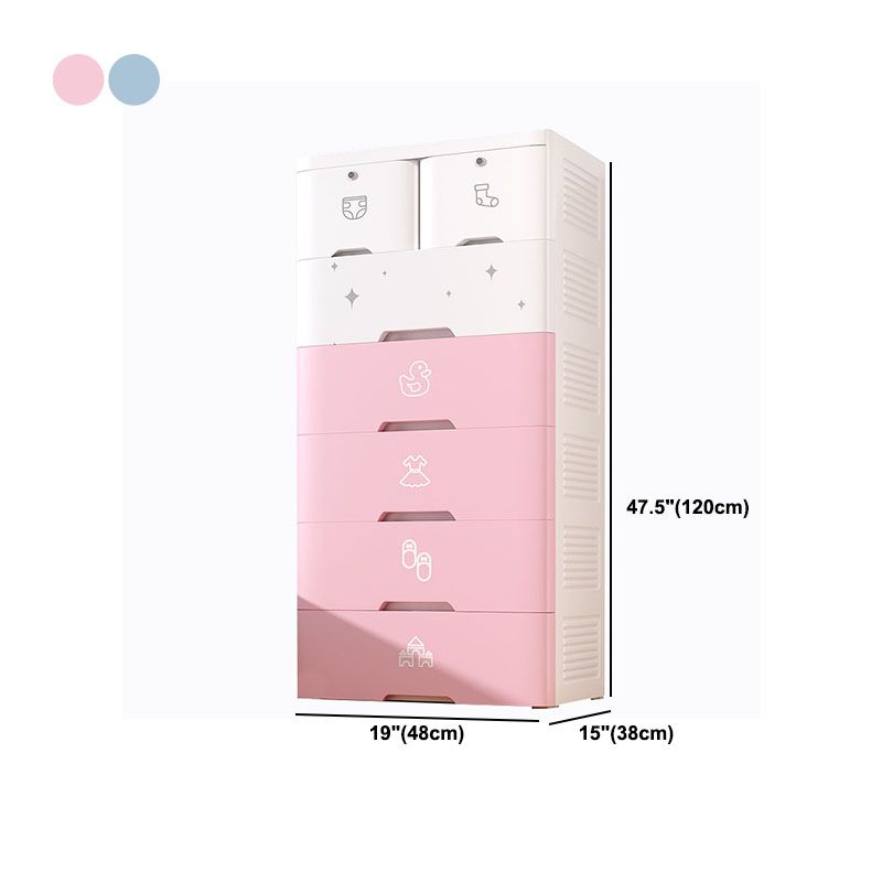 Non-Hanging Armoire Wardrobe Cabinet Plastic Storage Cabinet