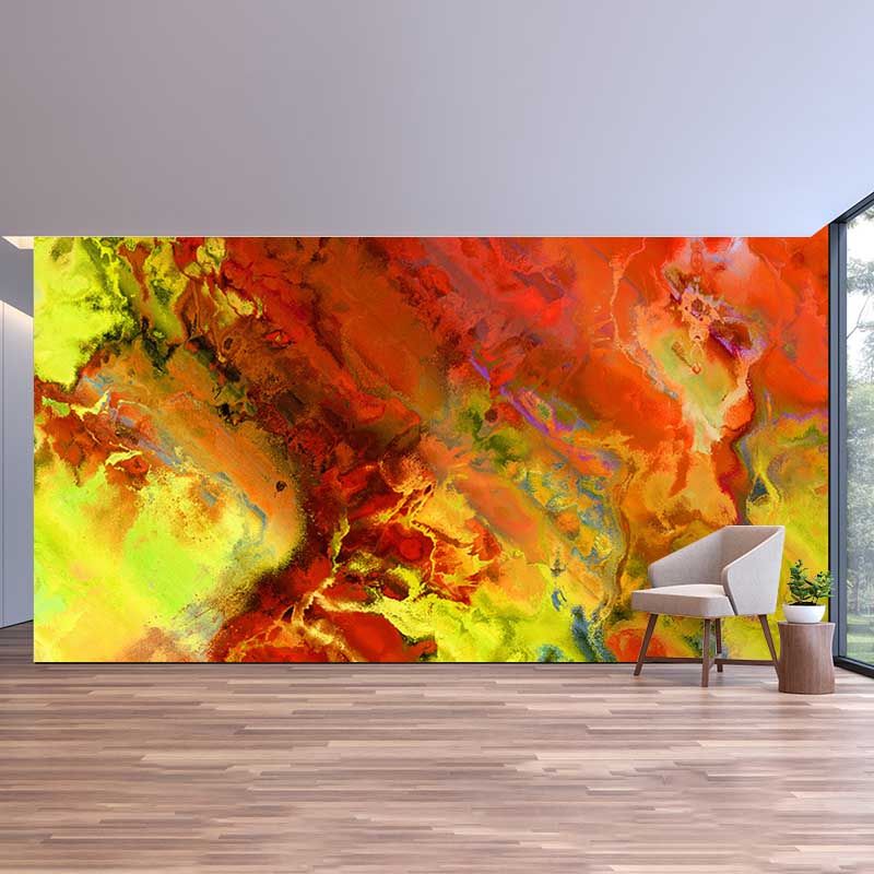 Abstract Wall Murals for Bedroom Moisture Resistant, Custom Size Available