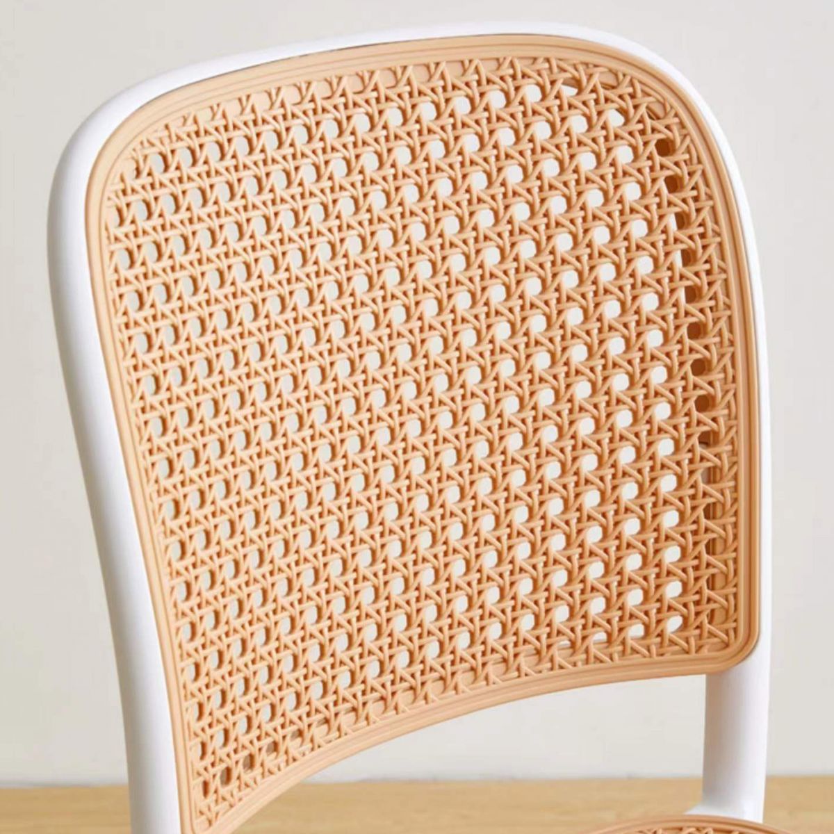 Nordic Style Bar-stool Square Counter Bar Stool with Plastic Legs for Kitchen
