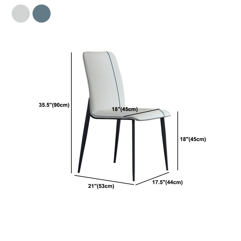 Industrial Dining and Accent Chairs Upholstered Side Dining Chairs