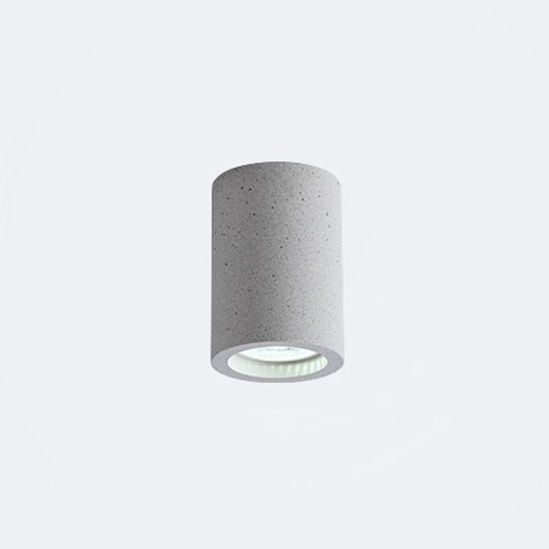 Cilindergang Inbouwplafondlamp Cement Minimalistische LED-inbouwverlichtingsarmatuur