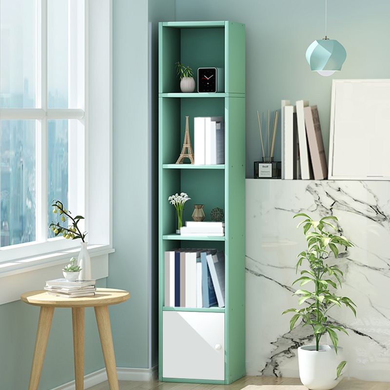 Modern Wood Bookcase, Geometric Bookshelf for Any Room, 13" L X 9.5" W