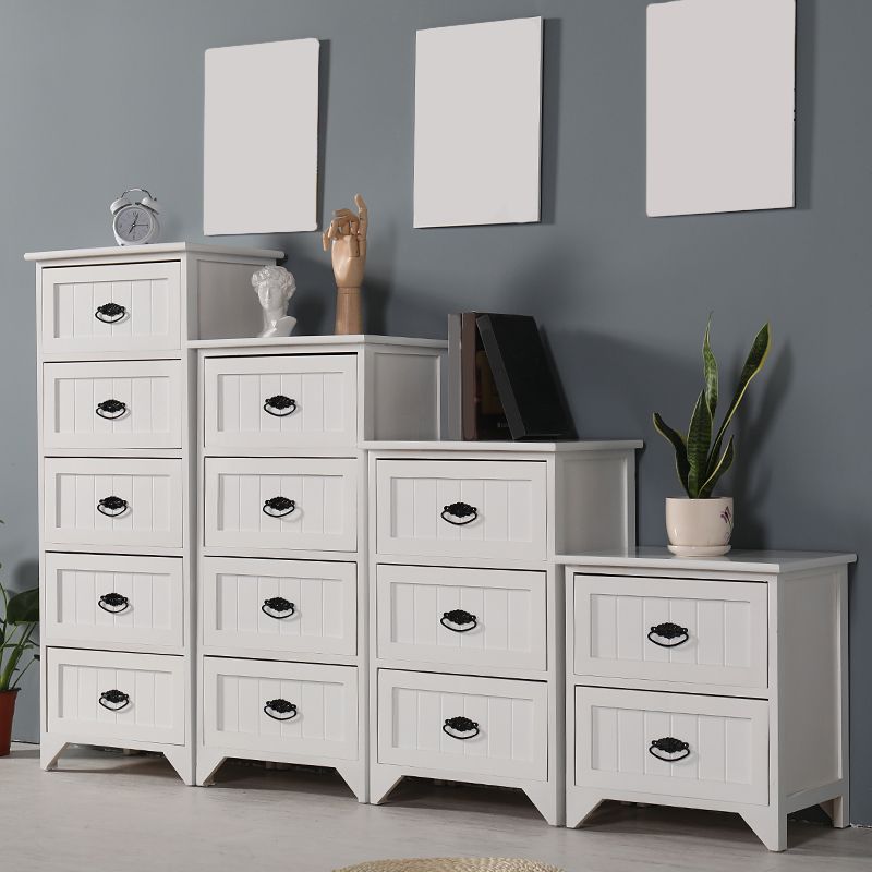 11.7-inch W Coastal Storage Chest Dresser Solid Wood Storage Chest