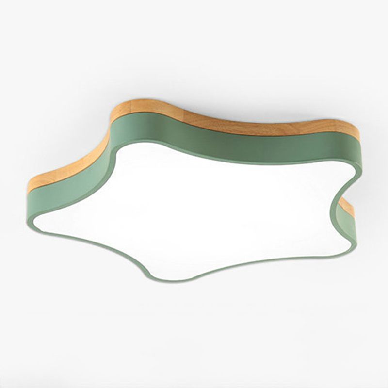 Modern Style Star Shape Ceiling Light Metal 1 Light Ceiling Light for Restaurant