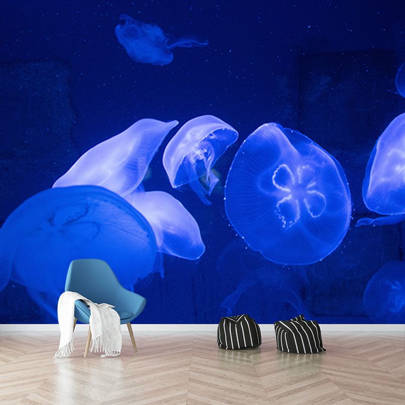 Tropical Seabed Stain-Resistant Mural Contemporary Wall Art for Sleeping Room