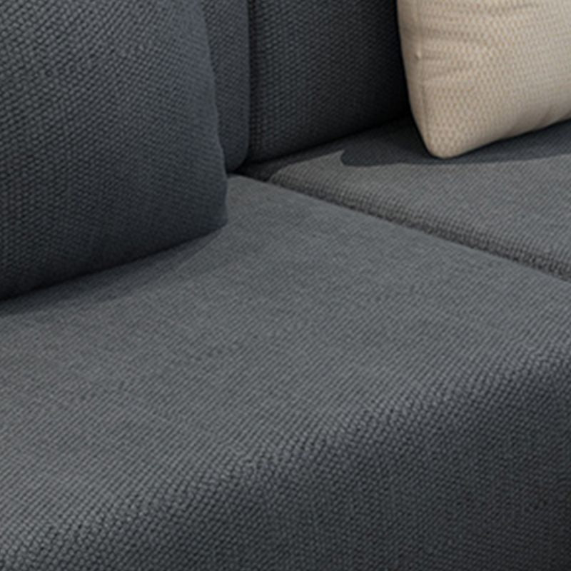 146.46"L x 70.87"W x 29.53"H Contemporary Fabric Square Arm Sectionals