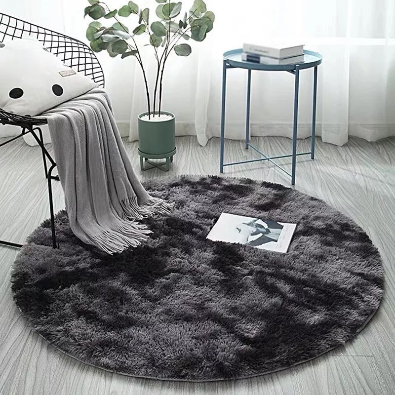 Tapis rond tei-coloré