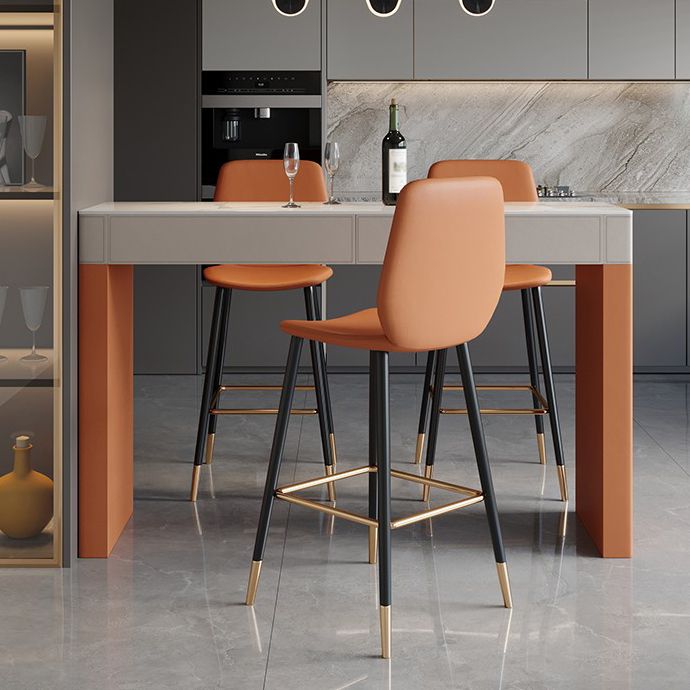 Rectangular White Modern Bar Table Stone Table for Restaurant